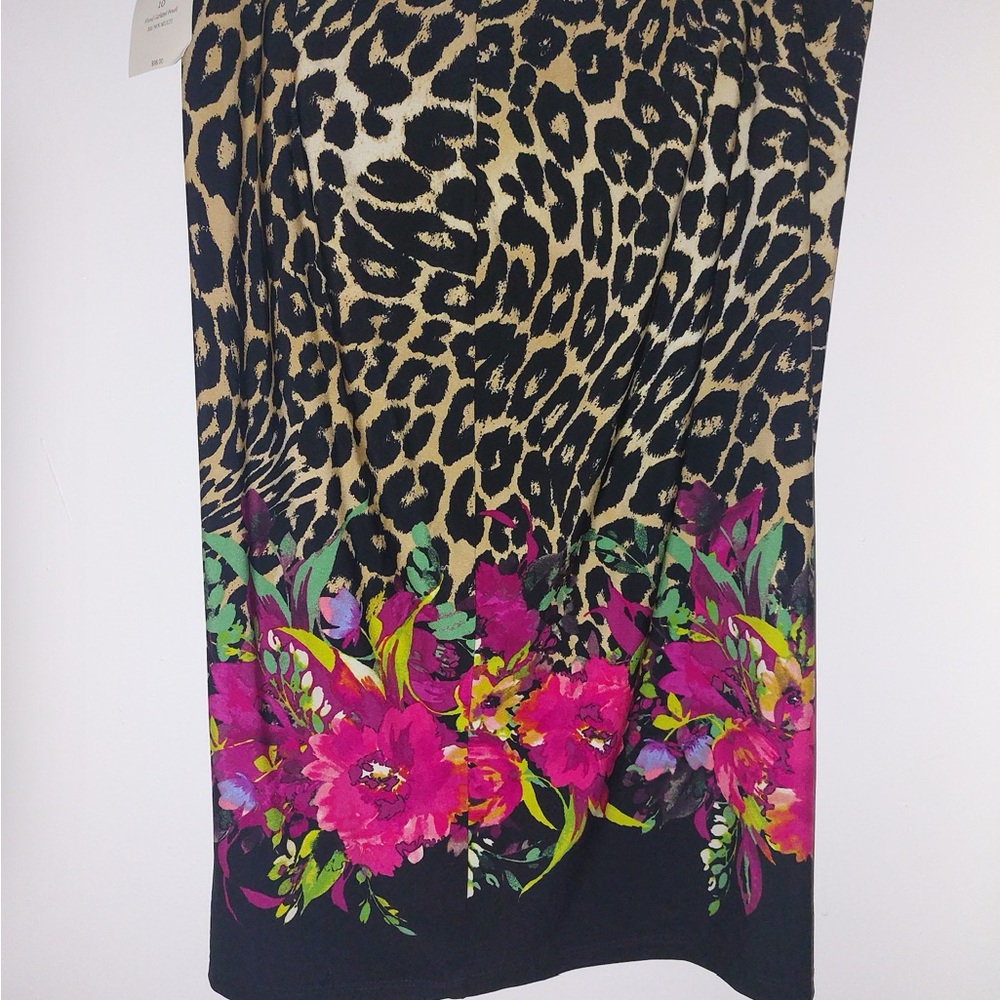 NWT BOSTON PROPER LEOPARD SKIRT